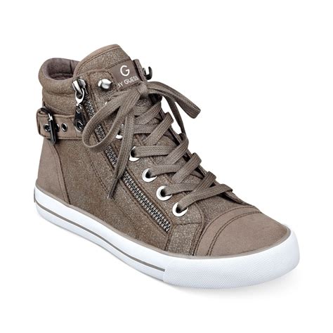 guess women's high top sneakers